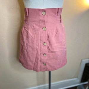 Paperbag waist button-front skirt from H&M Divided brand, size is 6